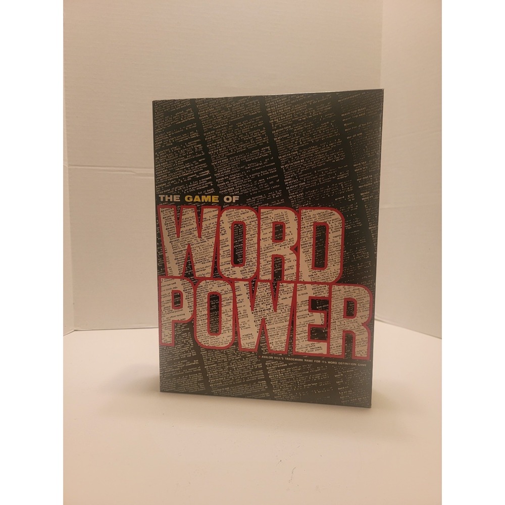 Game Of Word Power Vintage1967 Board Game Avalon Hill #801 Antonyms & Synonyms